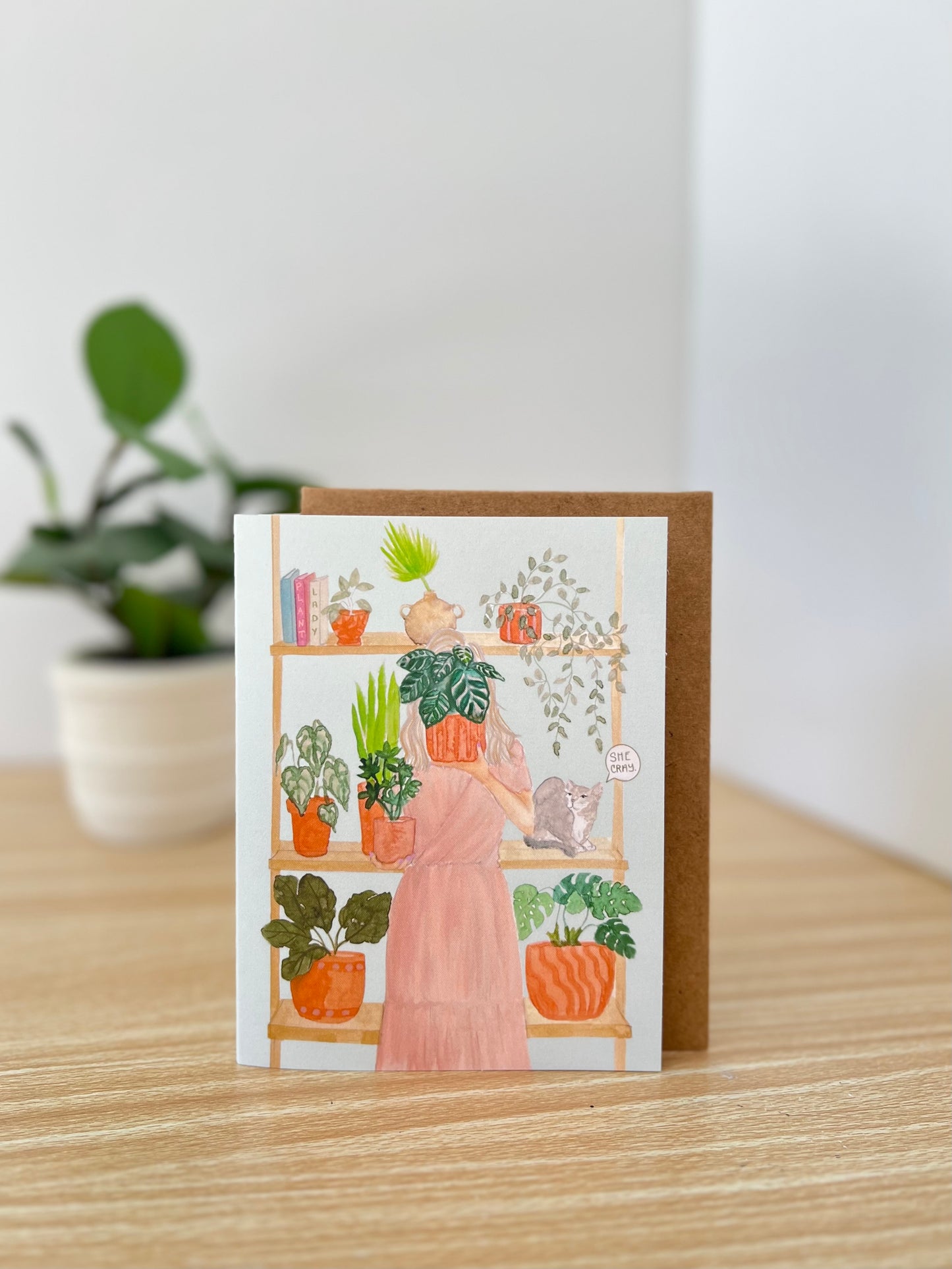 Plant lady card