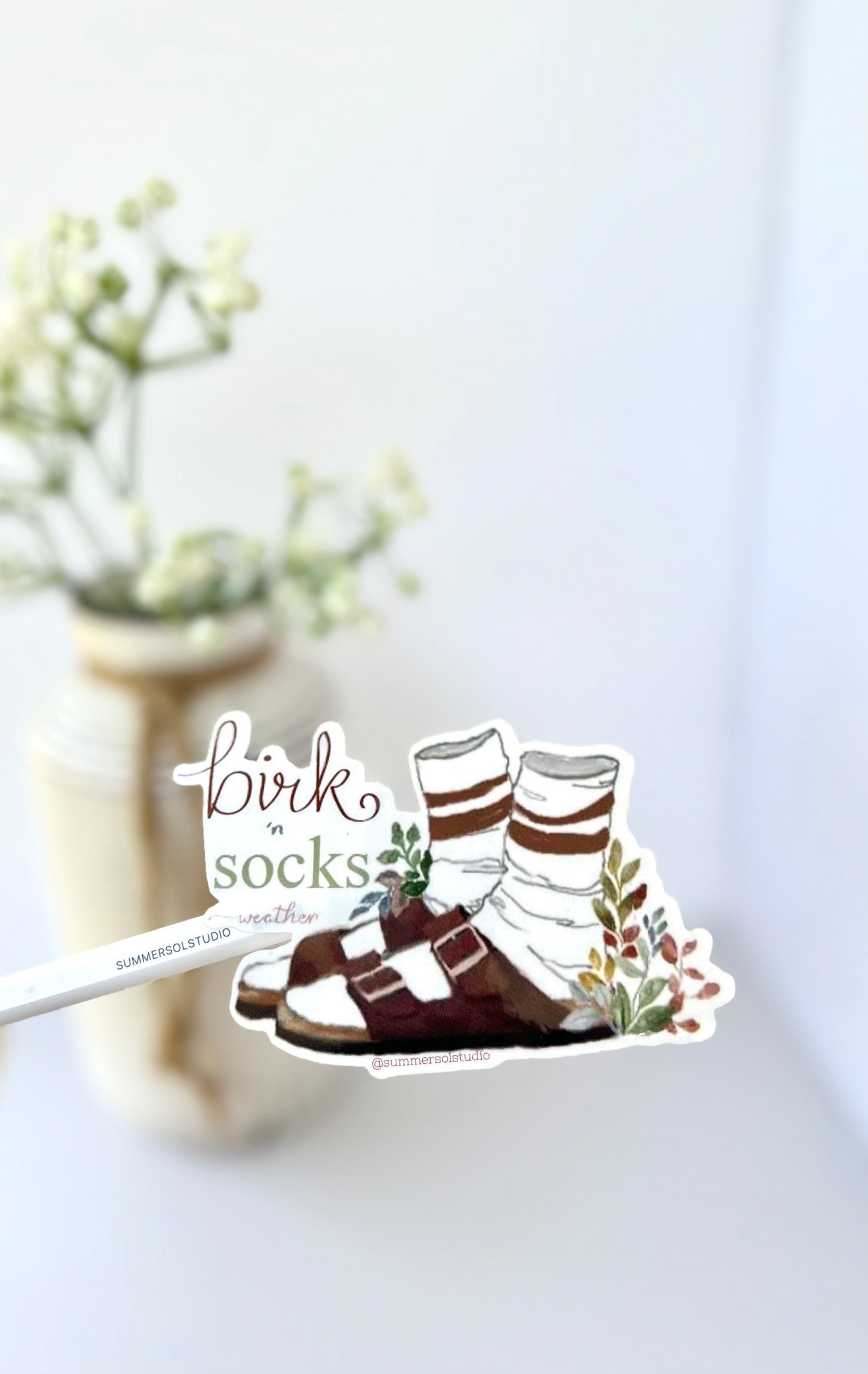 "Birk 'n socks"