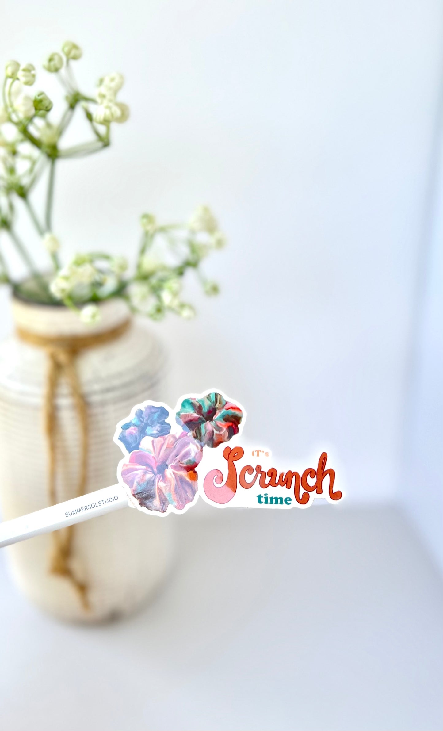 "it's scrunch time"